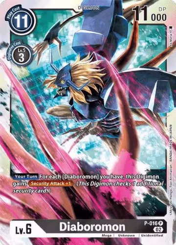 Diaboromon - P-016 (Resurgence Booster Reprint) (P-016 P), Resurgence Booster — Digimon card price