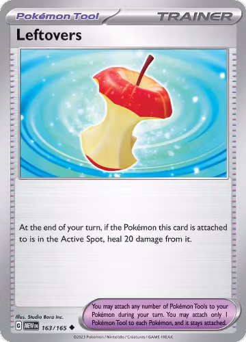 Leftovers (163/165), Scarlet & Violet 151 — Pokémon card price