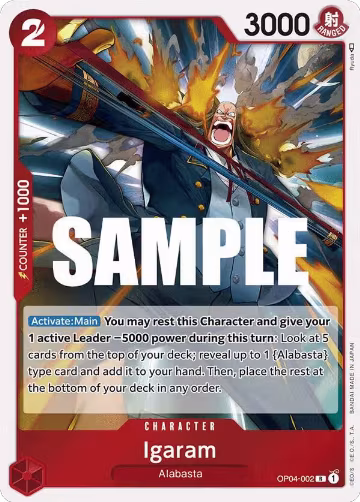 Igaram (OP04-002), Kingdoms of Intrigue — One Piece card price