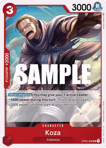 Koza (OP04-006), Kingdoms of Intrigue — One Piece card price
