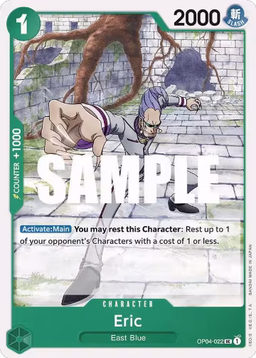 Eric (OP04-022), Kingdoms of Intrigue — One Piece card price