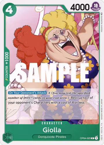 Giolla (OP04-025), Kingdoms of Intrigue — One Piece card price