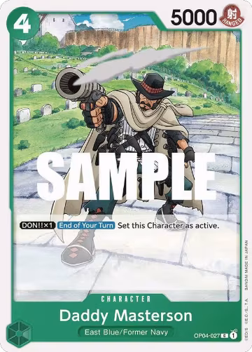 Daddy Masterson (OP04-027), Kingdoms of Intrigue — One Piece card price