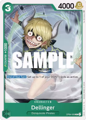 Dellinger (OP04-029), Kingdoms of Intrigue — One Piece card price