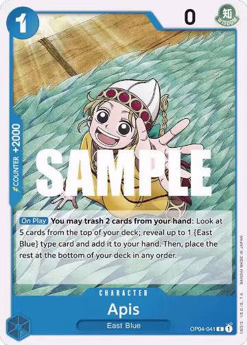 Apis (OP04-041), Kingdoms of Intrigue — One Piece card price