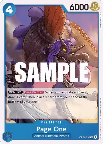 Page One (OP04-053), Kingdoms of Intrigue — One Piece card price
