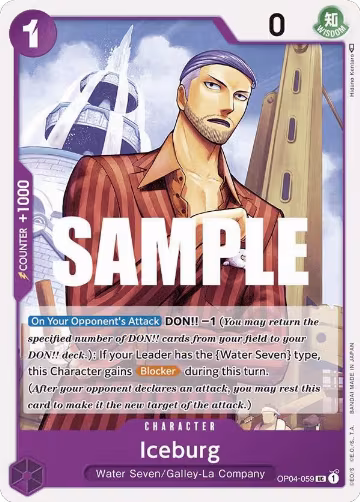 Iceburg (OP04-059), Kingdoms of Intrigue — One Piece card price
