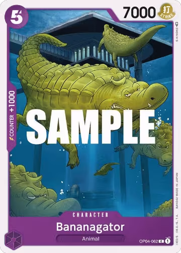 Bananagator (OP04-062), Kingdoms of Intrigue — One Piece card price