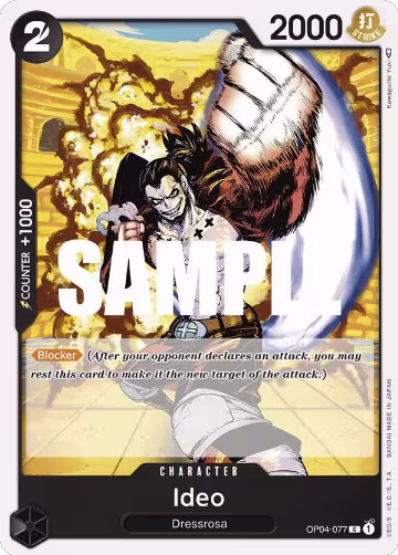 Ideo (OP04-077), Kingdoms of Intrigue — One Piece card price