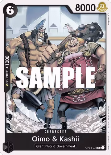 Oimo & Kashii (OP04-078), Kingdoms of Intrigue — One Piece card price
