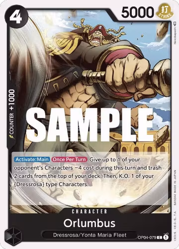 Orlumbus (OP04-079), Kingdoms of Intrigue — One Piece card price