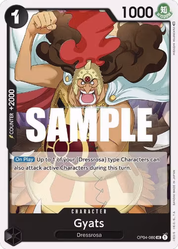 Gyats (OP04-080), Kingdoms of Intrigue — One Piece card price