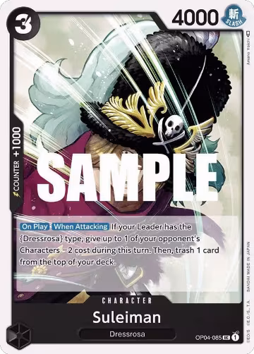 Suleiman (OP04-085), Kingdoms of Intrigue — One Piece card price