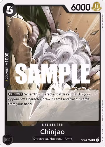 Chinjao (OP04-086), Kingdoms of Intrigue — One Piece card price