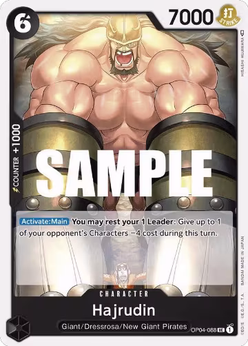 Hajrudin (OP04-088), Kingdoms of Intrigue — One Piece card price