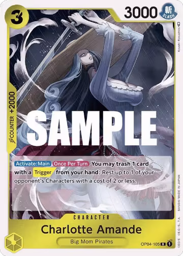 Charlotte Amande (OP04-105), Kingdoms of Intrigue — One Piece card price