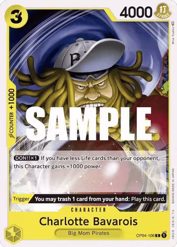 Charlotte Bavarois (OP04-106), Kingdoms of Intrigue — One Piece card price