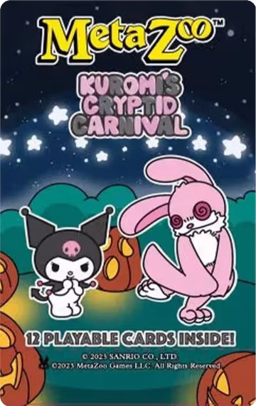 Kuromi's Cryptid Carnival Booster Pack, Kuromi’s Cryptid Carnival — MetaZoo sealed product price