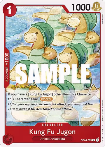 Kung Fu Jugon (OP04-005), Kingdoms of Intrigue Pre-Release Cards — One Piece card price