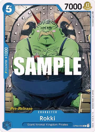 Rokki (OP04-054), Kingdoms of Intrigue Pre-Release Cards — One Piece card price