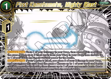 First Kamehameha, Mighty Blast (EX23-38), Expansion Deck Box Set 23: Premium Anniversary Box 2023 — DB Super card price