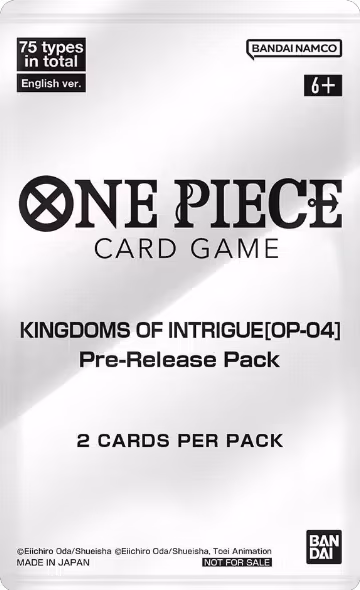 Kingdoms of Intrigue - Pre-Release Pack, Kingdoms of Intrigue Pre-Release Cards — One Piece sealed product price