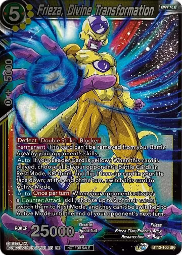 Frieza, Divine Transformation (Championship Selection Pack 2023 Vol.3) (BT12-100), Tournament Promotion Cards — DB Super card price