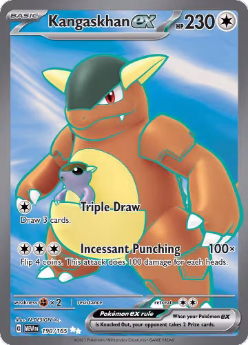Kangaskhan ex - 190/165 (190/165), Scarlet & Violet 151 — Pokémon card price