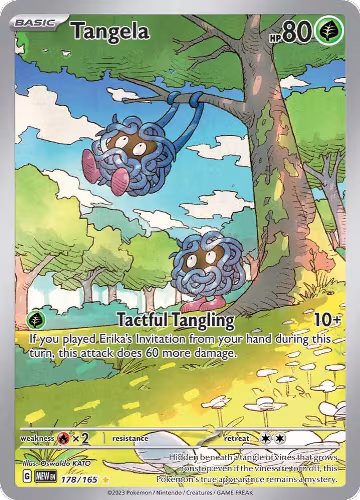 Tangela - 178/165 (178/165), Scarlet & Violet 151 — Pokémon card price