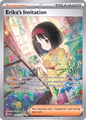 Erika's Invitation - 203/165 (203/165), Scarlet & Violet 151 — Pokémon card price