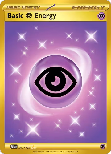Basic Psychic Energy - 207/165 (207/165), Scarlet & Violet 151 — Pokémon card price