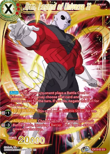 Jiren, Legend of Universe 11 (Alternate Art) (EX13-02), Expansion Deck Box Set 23: Premium Anniversary Box 2023 — DB Super card price