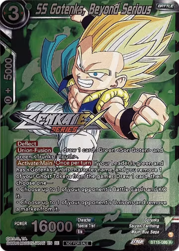 SS Gotenks, Beyond Serious (Event Pack 13) (BT18-086), Tournament Promotion Cards — DB Super card price