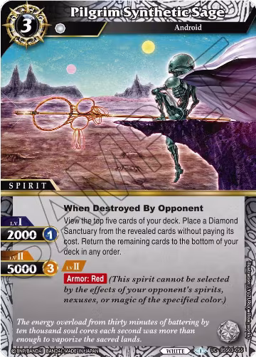 Pilgrim Synthetic Sage (BSS03-055), Aquatic Invaders — Battle Spirits card price