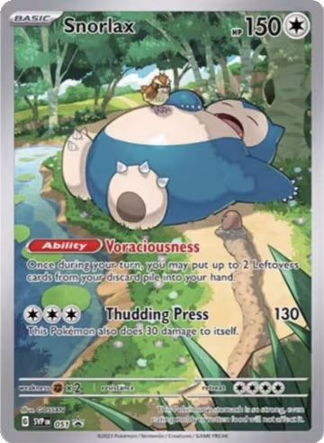 Snorlax - 051 (051), Scarlet & Violet Promo Cards — Pokémon card price