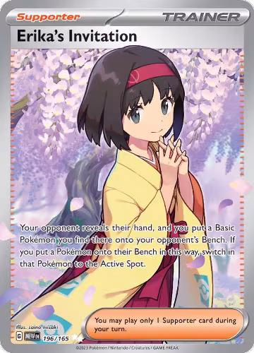 Erika's Invitation - 196/165 (196/165), Scarlet & Violet 151 — Pokémon card price