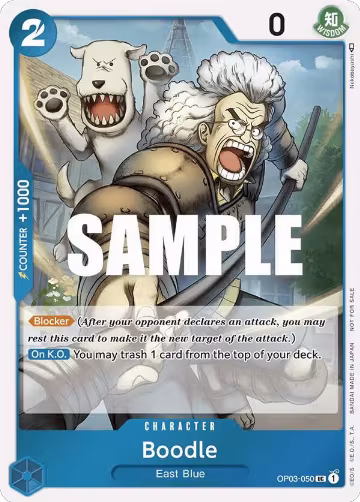 Boodle (Dash Pack) (OP03-050), Kingdoms of Intrigue — One Piece card price