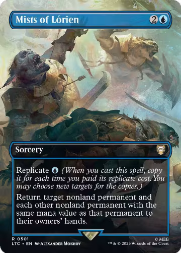 Mists of Lorien (Borderless) (501), Commander: The Lord of the Rings: Tales of Middle-earth — Magic card price