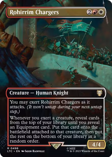 Rohirrim Chargers (Borderless) (496), Commander: The Lord of the Rings: Tales of Middle-earth — Magic card price