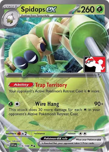 Spidops ex - 019/198 (019/198), Prize Pack Series Cards — Pokémon card price
