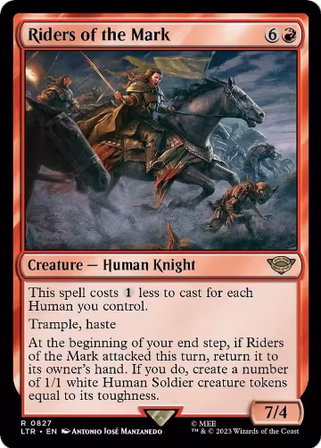 Riders of the Mark (827), Universes Beyond: The Lord of the Rings: Tales of Middle-earth — Magic card price