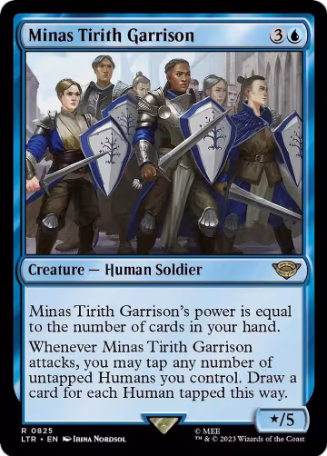 Minas Tirith Garrison (825), Universes Beyond: The Lord of the Rings: Tales of Middle-earth — Magic card price