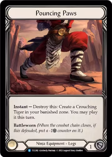 Pouncing Paws (TCC082) — card price