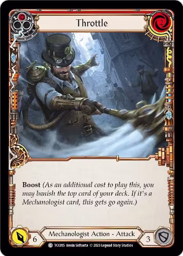 Throttle (Red) (TCC015), Round the Table: TCCxLSS — Flesh & Blood card price