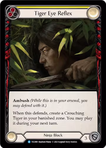 Tiger Eye Reflex (Yellow) (TCC098), Round the Table: TCCxLSS — Flesh & Blood card price
