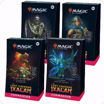 The Lost Caverns of Ixalan Commander Deck Case, Commander: The Lost Caverns of Ixalan — Magic sealed product price