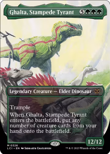 Ghalta, Stampede Tyrant (Borderless) (326), The Lost Caverns of Ixalan — Magic card price