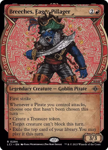 Breeches, Eager Pillager (Showcase) (294), The Lost Caverns of Ixalan — Magic card price