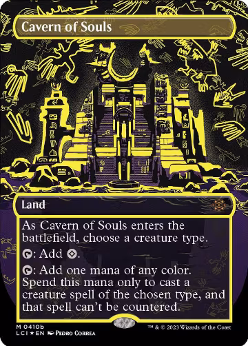 Cavern of Souls (Neon Yellow) (410b) — card price