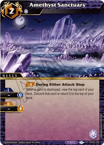 Amethyst Sanctuary (BSS03-108), Aquatic Invaders — Battle Spirits card price